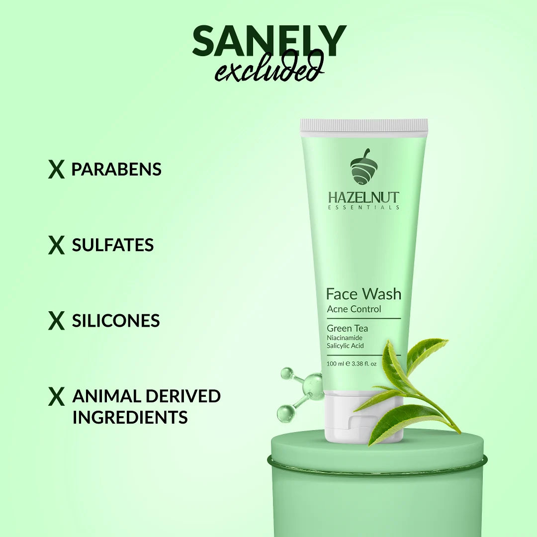 Green Tea Face Wash | Niacinamide & Salicylic acid | 100 ml